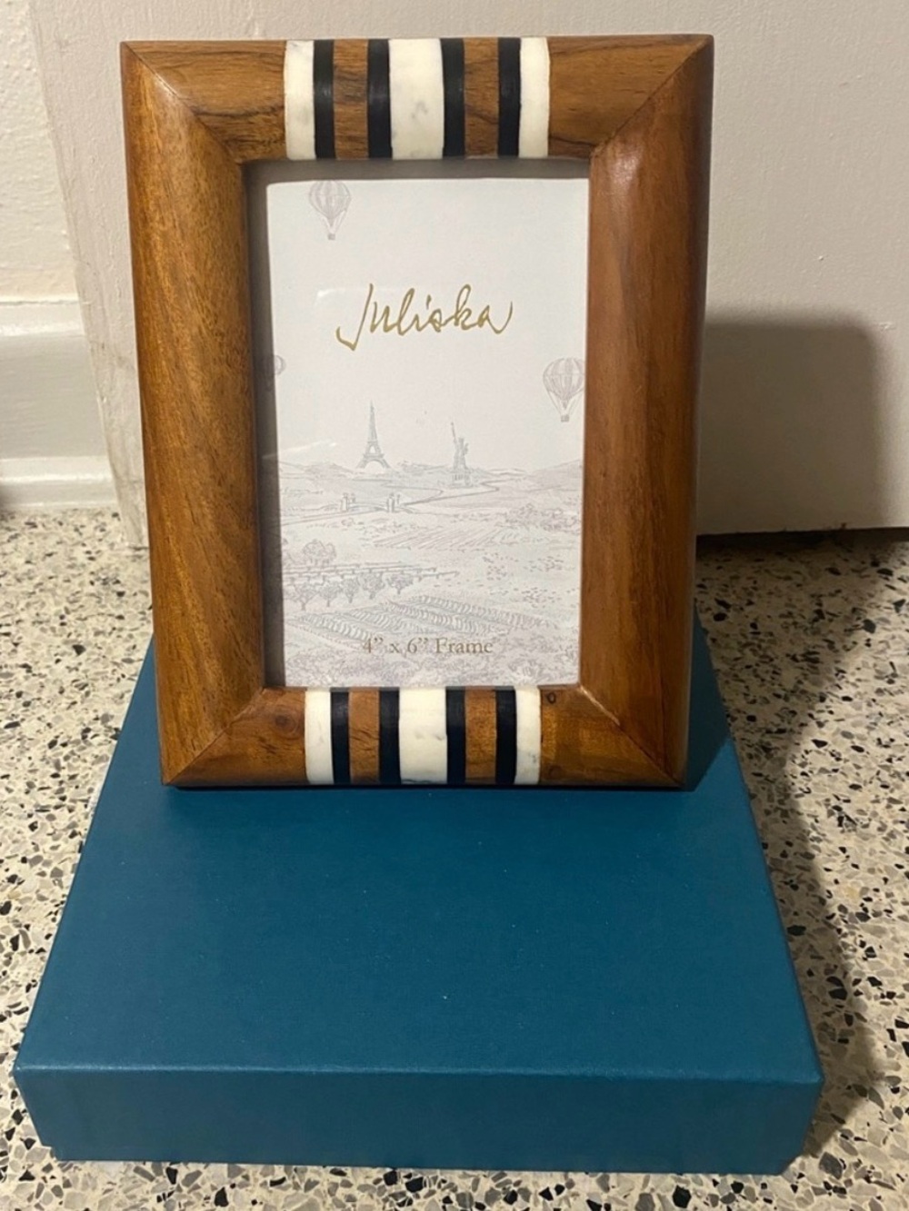 Juliska Stonewood Stripe picture frame